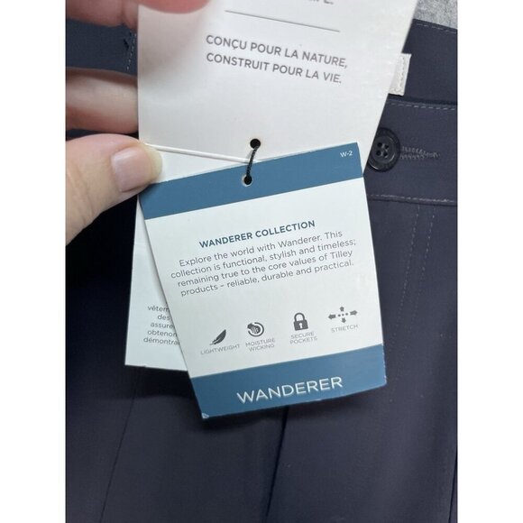 Tilley Wanderer Humboldt Pants Wanderer Collection Black Size 30 NWT - Picture 5 of 8